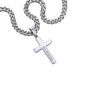 Awesome Dad - Cuban Chain with Artisan Cross Necklace