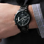 Black Watch - Customizable Engraved Black Chronograph Watch