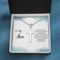 To My Son - Stainless Steel Cross