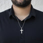 To My Son - Stainless Steel Cross