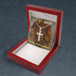I Am Enough - Stainless Steel Cross