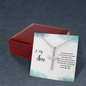 To My Son - Stainless Steel Cross