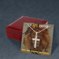 I Am Enough - Stainless Steel Cross