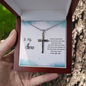 To My Son - Stainless Steel Cross