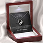 To My Gorgeous Wife - Forever Love Necklace