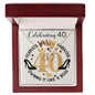 Celebrating 40 - Everlasting Love Necklace