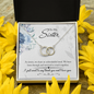 To My Sister, Unbreakable Bond - Perfect Pair Necklace
