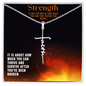 Strength - Faith Cross Necklace