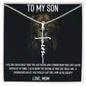To My Son - Faith Cross Necklace