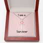 I am a Survivor - Faith Cross Necklace