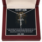To My Son - Faith Cross Necklace