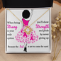 Strong and Strength - Love Knot Necklace