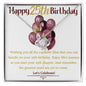 Happy 25th Birthday - Forever Love Necklace