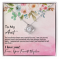 Gift For Aunt - Love Knot Necklace