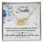 Sister Bond - Interlocking Heart Necklace