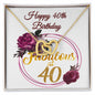 Fabulous 40 - Interlocking Hearts
