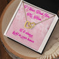 I Wear Pink For My Mom - Interlocking Hearts