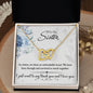 Sister Bond - Interlocking Heart Necklace