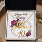 Fabulous 40 - Interlocking Hearts