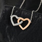Beautifully Unique Granddaughter - Interlocking Hearts