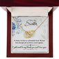 Sister Bond - Interlocking Heart Necklace
