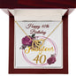 Fabulous 40 - Interlocking Hearts