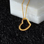 To Daughter, Remember - Delicate Heart Necklace