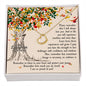 To Daughter, Remember - Delicate Heart Necklace