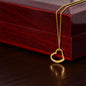15th Birthday Girl - Delicate Heart Necklace