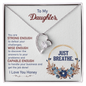 To My Daughter - Forever Love Necklace