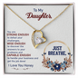 To My Daughter - Forever Love Necklace