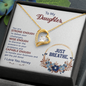 To My Daughter - Forever Love Necklace