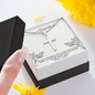 To My Granddad - Artisan-Crafted Stainless Steel Cross