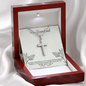To My Granddad - Artisan-Crafted Stainless Steel Cross