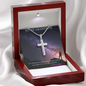 To My Grandson - Stainless Steel Cross