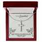 To My Granddad - Artisan-Crafted Stainless Steel Cross