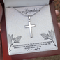 To My Granddad - Artisan-Crafted Stainless Steel Cross