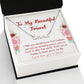 To My Beautiful Friend - Custom Name Necklace