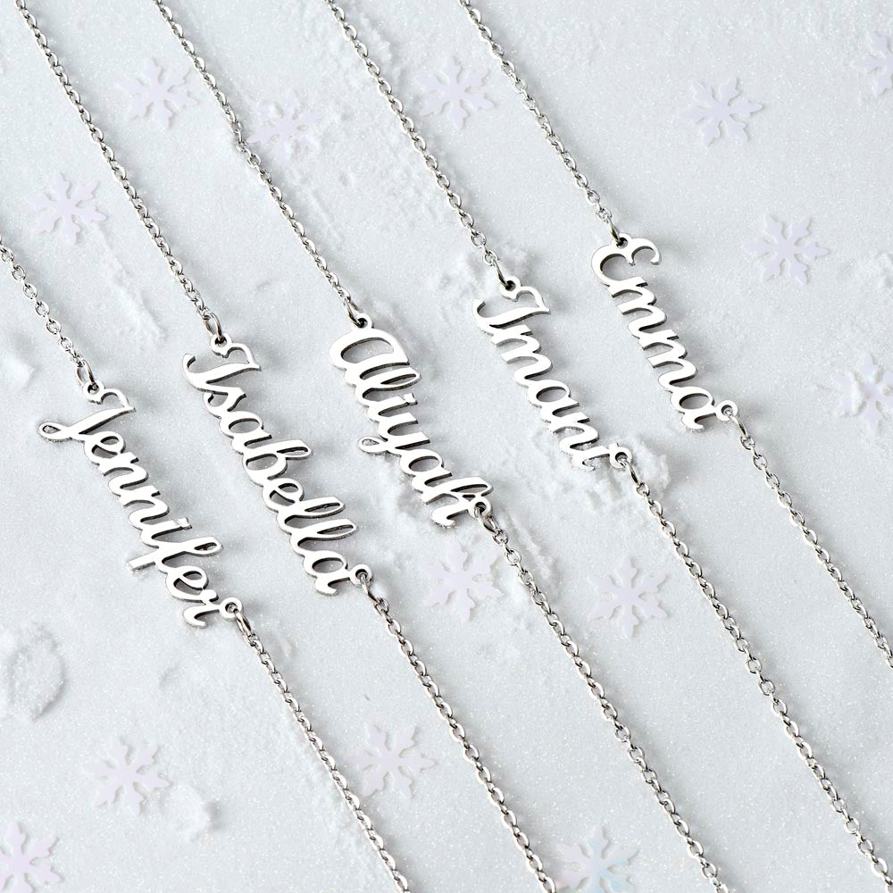 To My Amazing Granddaughter - Custom Name Necklace