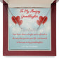 To My Amazing Granddaughter - Custom Name Necklace