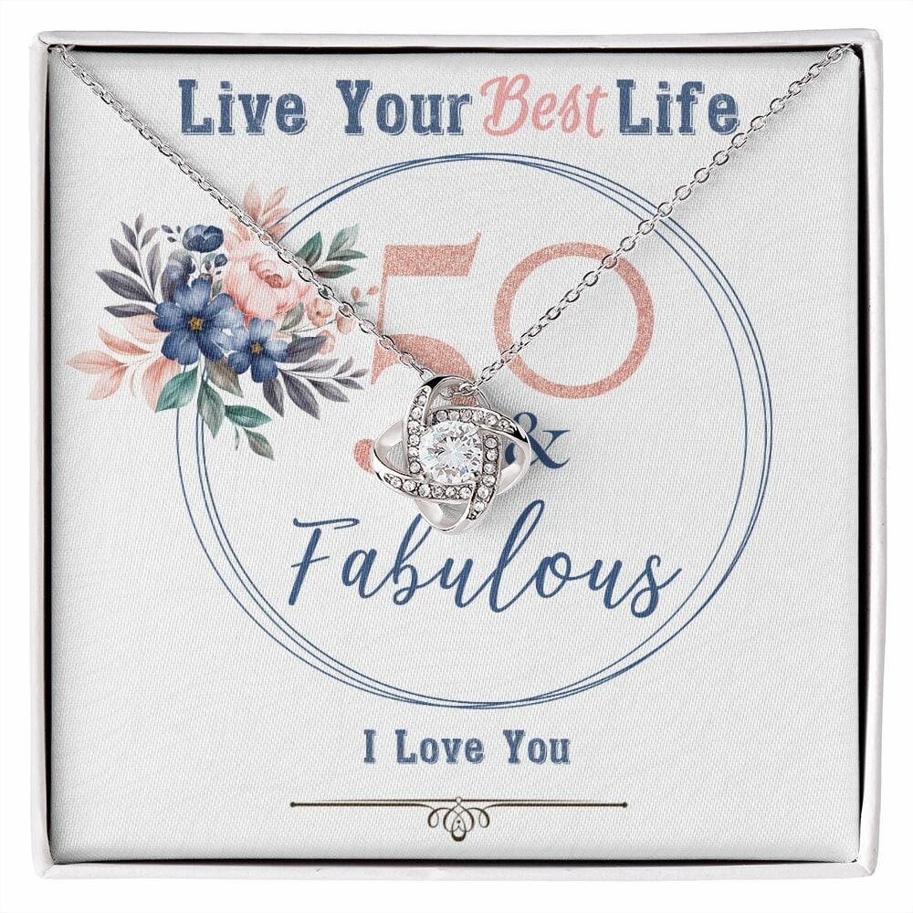 50 & Fabulous - Love Knot Necklace